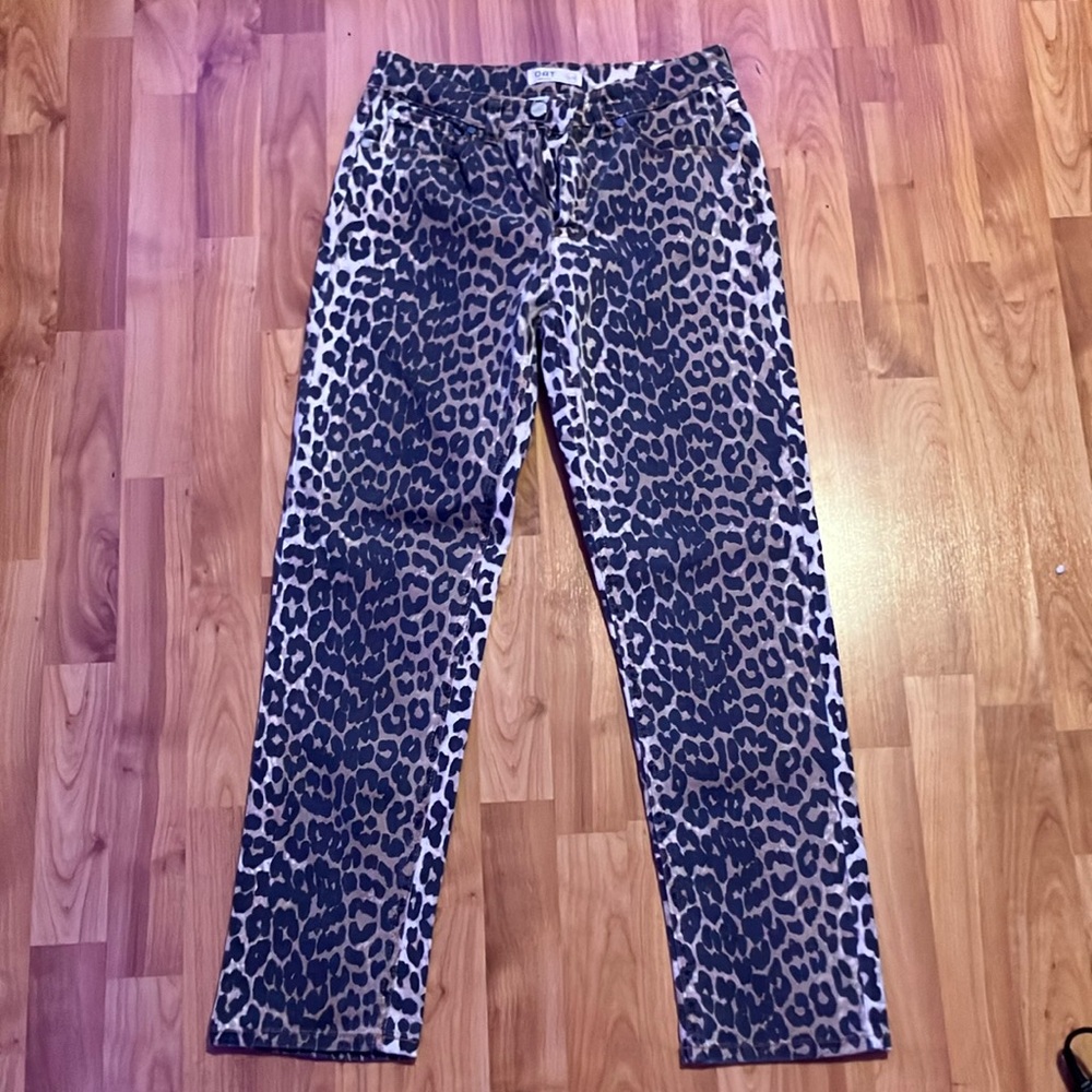 Oat New York Animal Print Denim